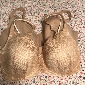 Lane Bryant size 42F Cacique Balconette 2 bras